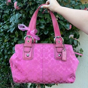 Coach Vintage Barbie Pink Soho shoulder bag